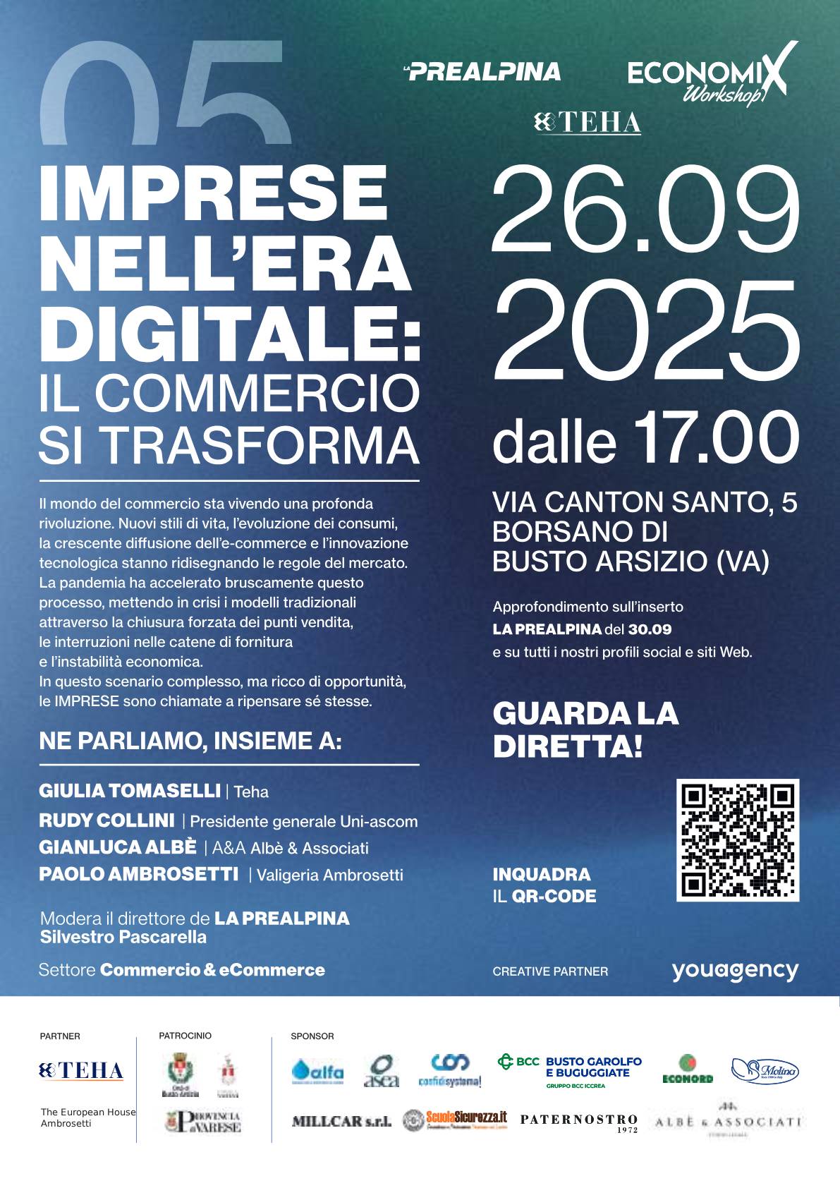 Programma 26 settembre 2025 